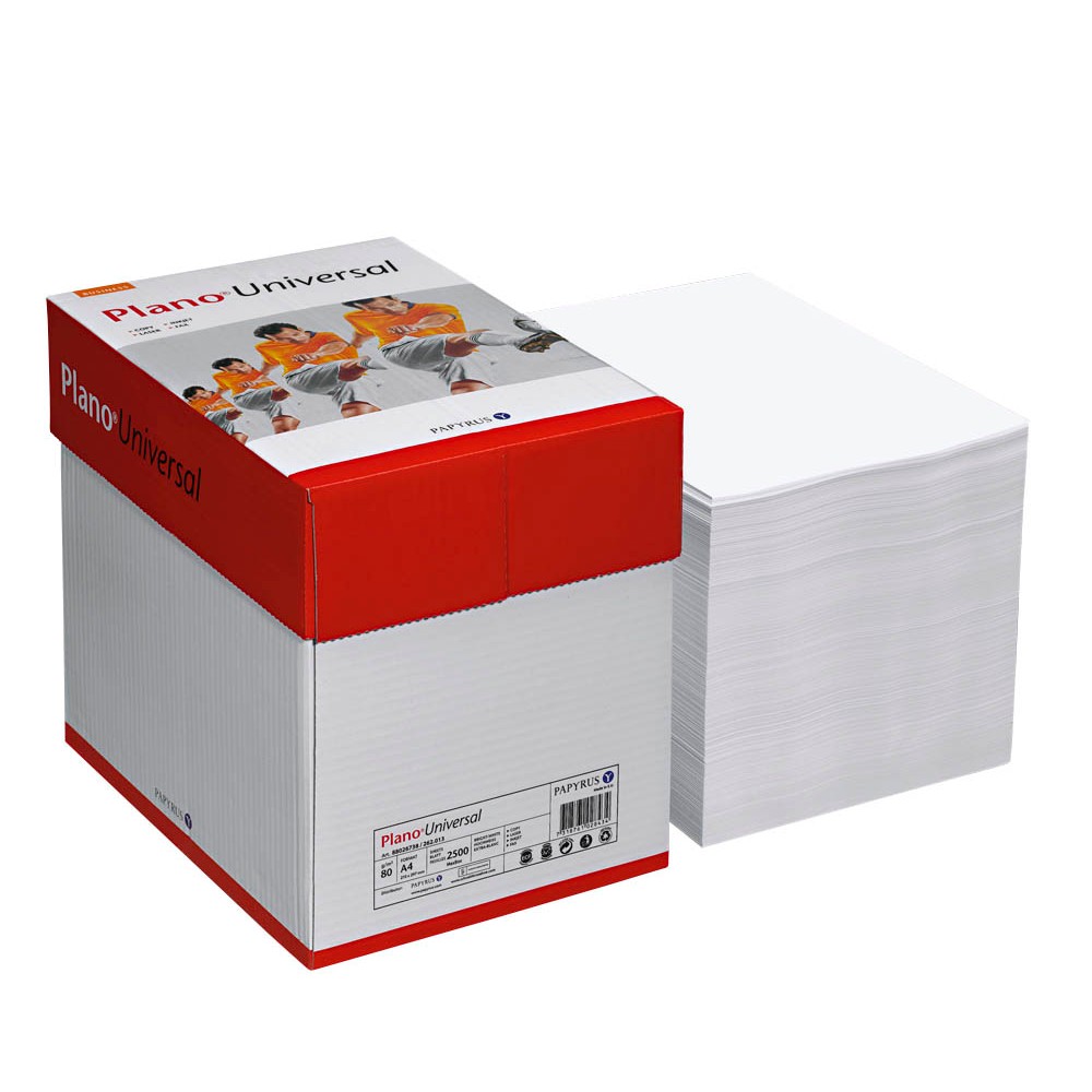 Plano Kopierpapier Universal DIN A4 80 G/qm 2.500 Blatt Maxi-Box ...